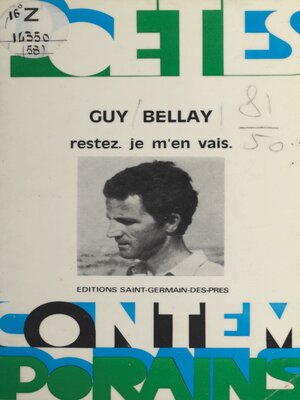 cover image of Restez, je m'en vais